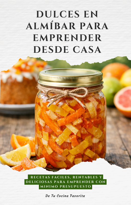 Dulces en Almíbar para emprender desde casa + 4 bonos de regalo!